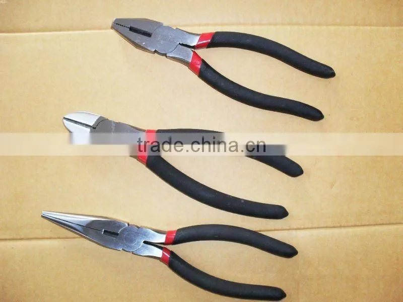 professional dipped PVC handle diagonal cutting pliers