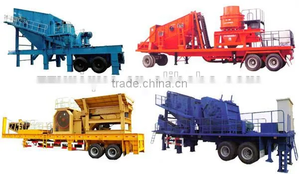 2015 Trailer Mounted Secondary Crusher Plant for Limestone Crushing