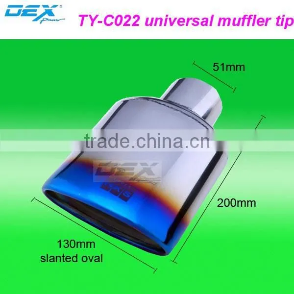high quality automotive part stainless steel 304 universal exhaust tip