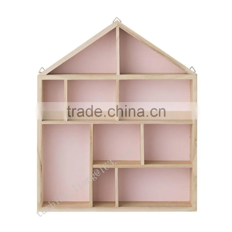 WOODEN HOUSE SHADOW BOXES SET OF 3 pcs