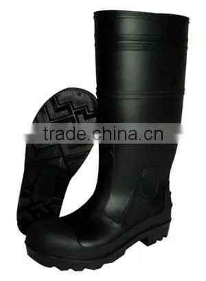 pvc heavy duty safety working boots with CE certificate