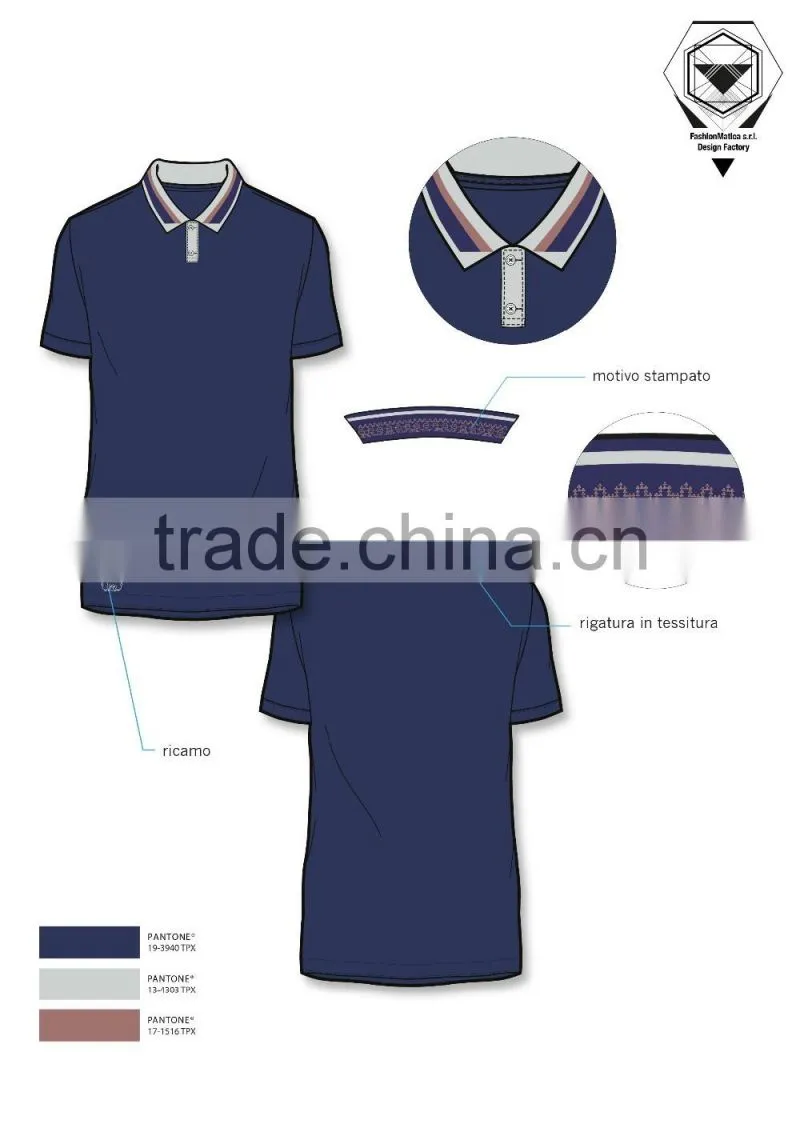 Men's knit short t shirt ODM service