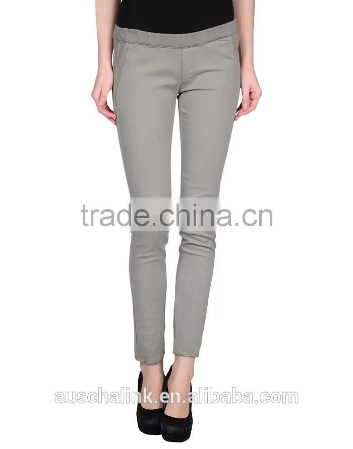 2016 personalized outdoor lady denim trousers low price