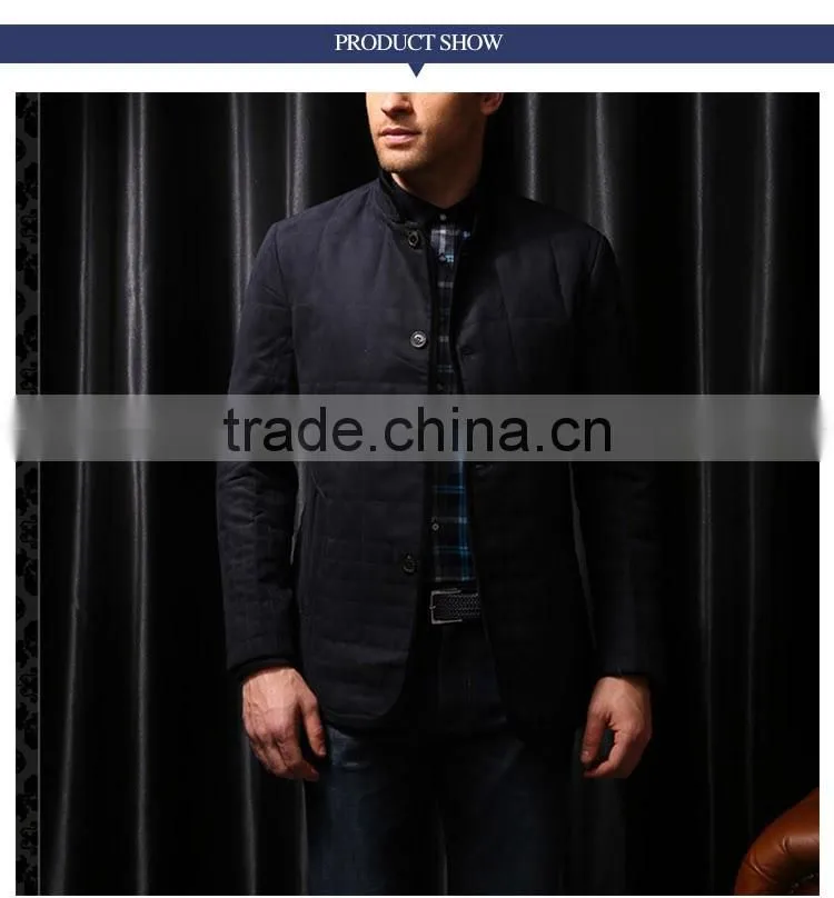 Custom Business Formal Point Collar Men Winter Jackets