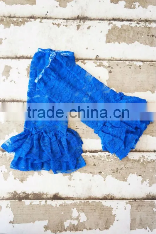 Baby leg warmer lace fabric rose pattern legging ruffles clothing wholesale