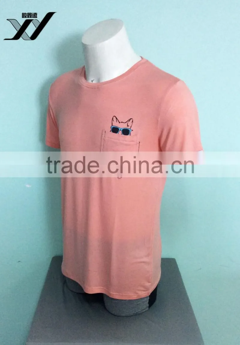 2016 hot sale short sleeve T-shirt with cartoon pattern