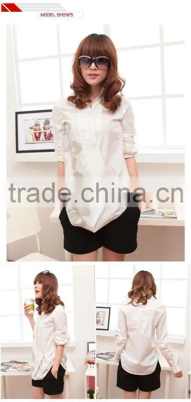 Chun xia new han edition fashion leisure cotton printing long-sleeved shirts