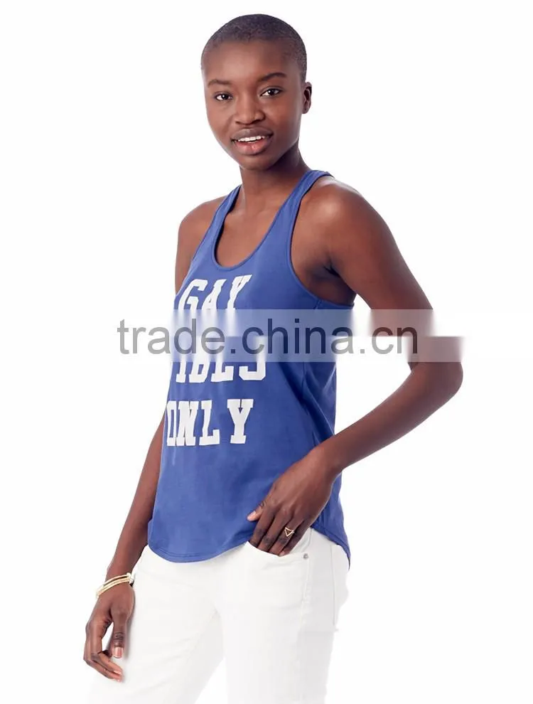 2017 Guangzhou Shandao OEM Hot Selling Series 100% Cotton Printed Dry Fit Basketball Wholesale Tank Top