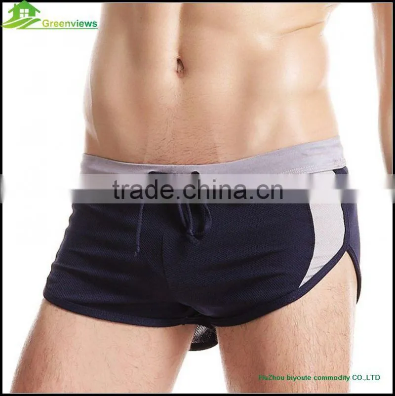 Print design healthy men underwear Knitting seamless sports boxer for boy men seamless sport underwear