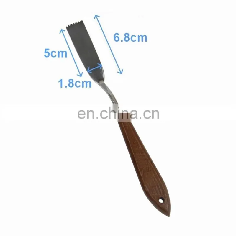 Brown Wooden Handle Painting Knife