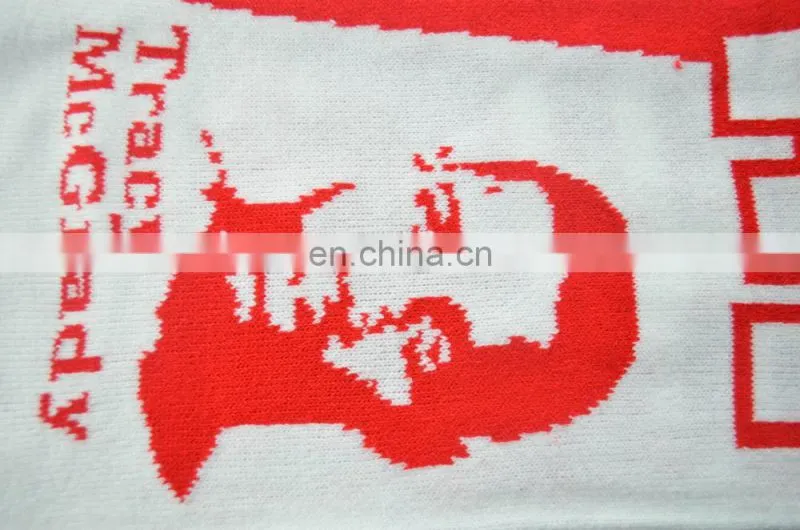 2016 Hot Sell Wholesale Basketball Fan Knitting Scarf