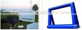 Outdoor heavy duty Event Inflatable Screen Stand Movie Screen for sale