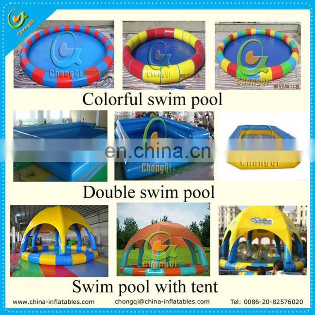 0.9mm PVC tarpaulin inflatable swimming pool for sale