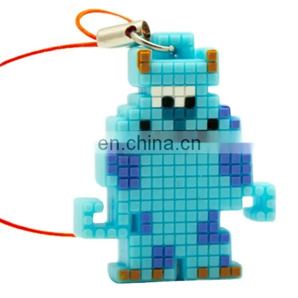 3D design soft PVC cell phone charms manufacturer