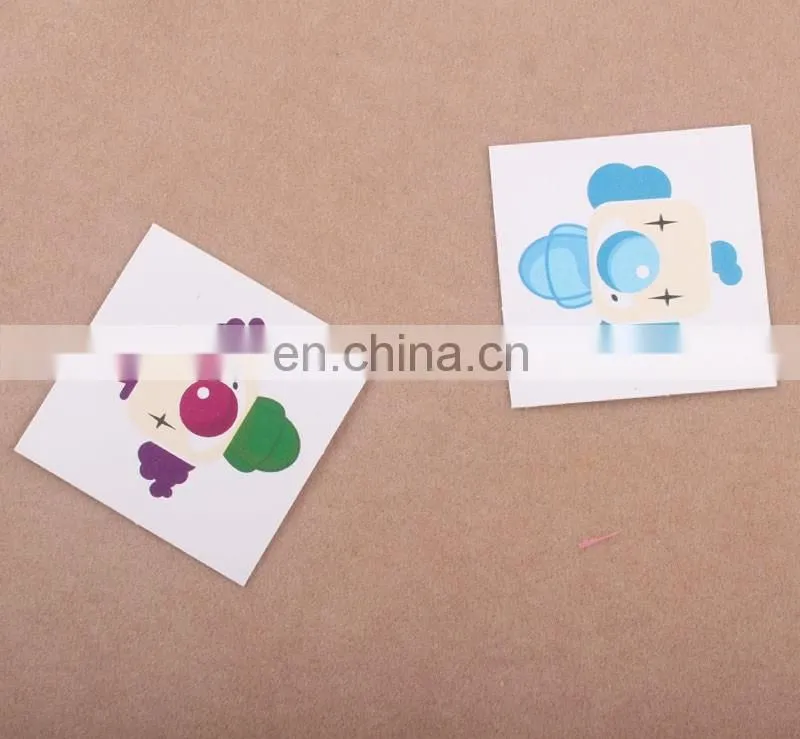 Custom full colour printed and cheap cartoon paper sticker