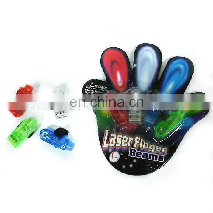 Cheap wholesale plastic LED projective Finger With colorful Lights for all party