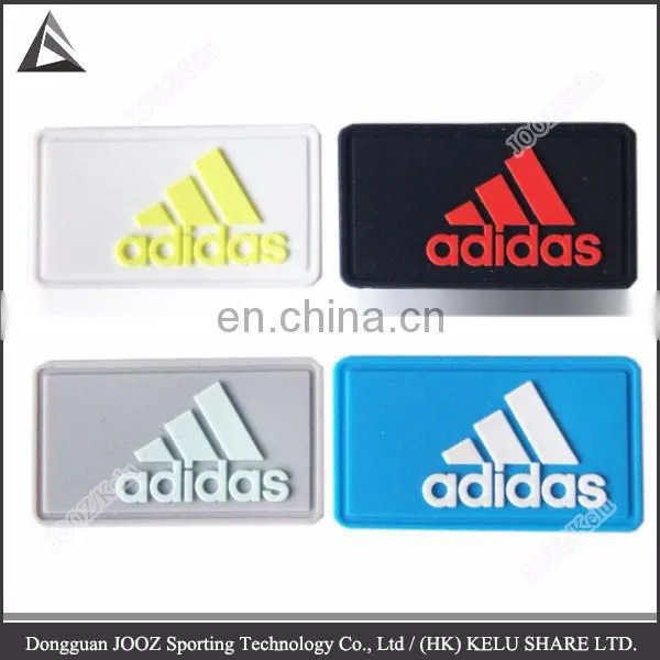dongguan OEM custom fabric label silicone rubber sticker garment label