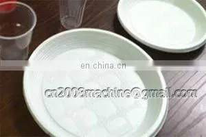 automatic plastic PP PS disposable plastic plates making machine
