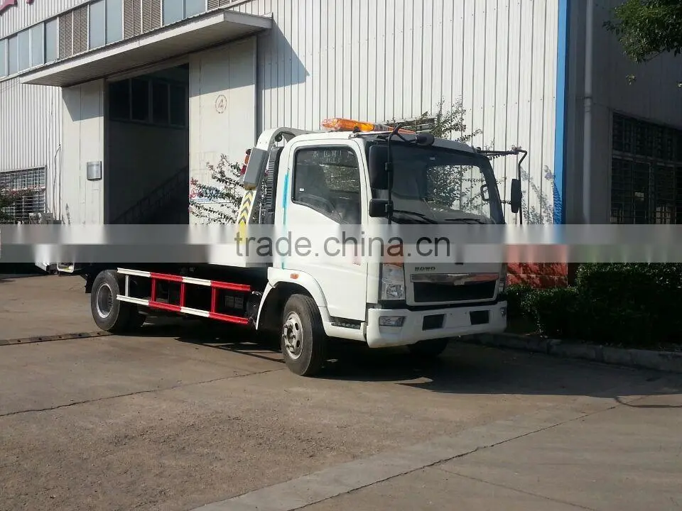 Howo wrecker truck with platform