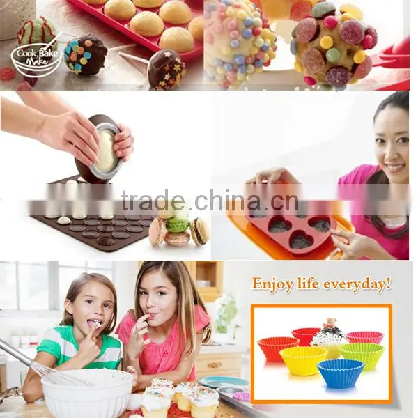 2015 new arrival Functional high quality silicon cake mould, silicon cake baking mould, cock silicone mould