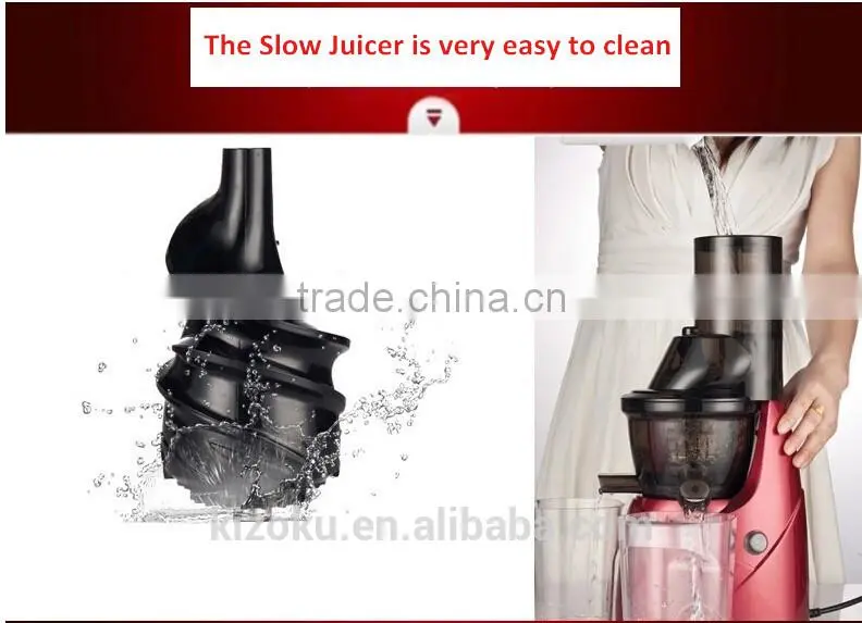 Whole apple feed mouth slow juicer/Stainless steel pomegranate juicing as see on TV