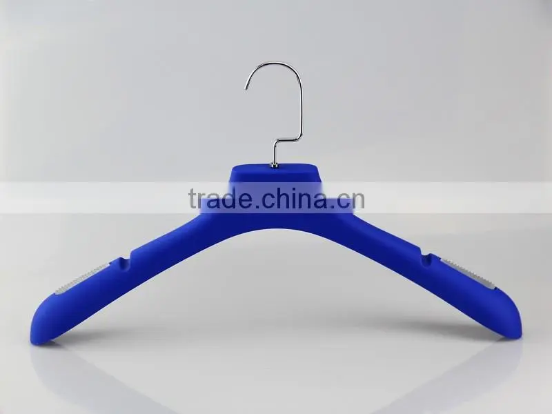 HA6905 colored plastic clothes hanger antislip women coat hanger dress