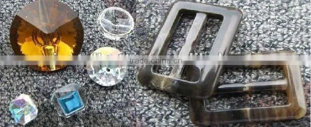 custom mirror button in snowflakes shape