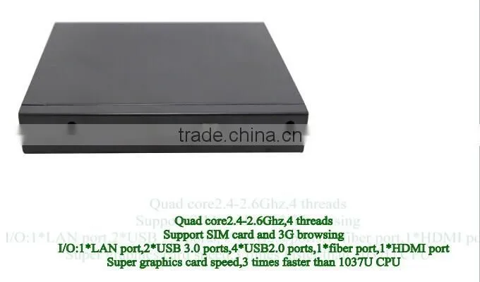 3 years warranty mini PC Baytrail embedded desktop PC mini computer CPU quad core 2.4G with USB3.0