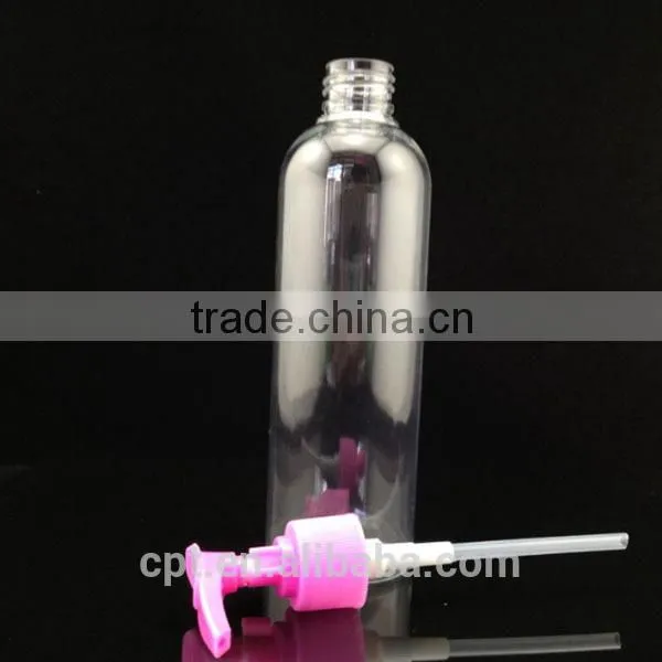 Plastic 250ml lotion pump bottle with lotion pump