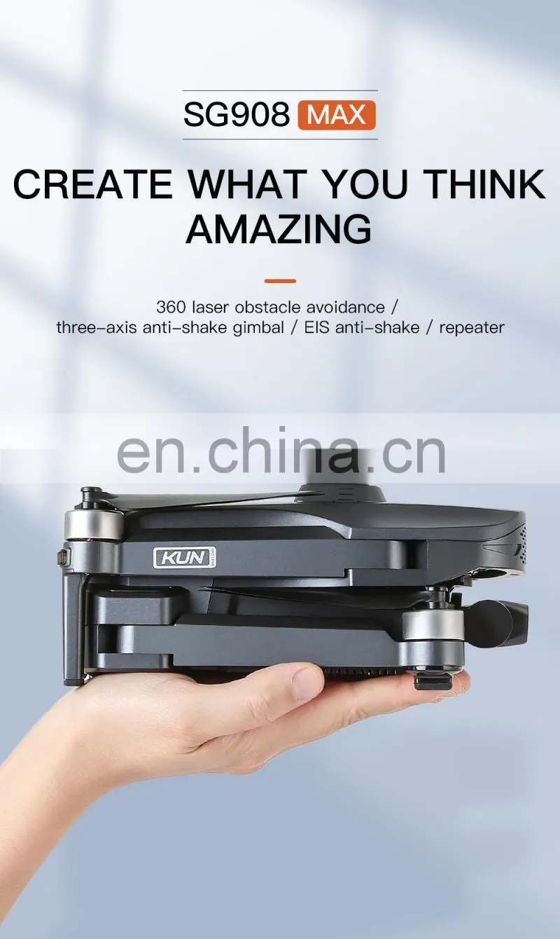 SG908 MAX 3KM 5G 4K HD Camera Foldable Quadcopter drone Obstacle Avoidance Drone Wifi GPS FPV Profesional Dron SG908MAX