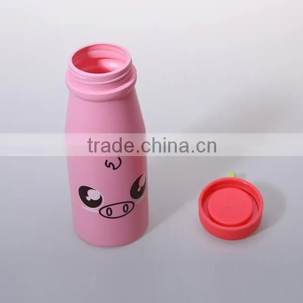 0.55L cartoon design kids plastic drinking water bottle