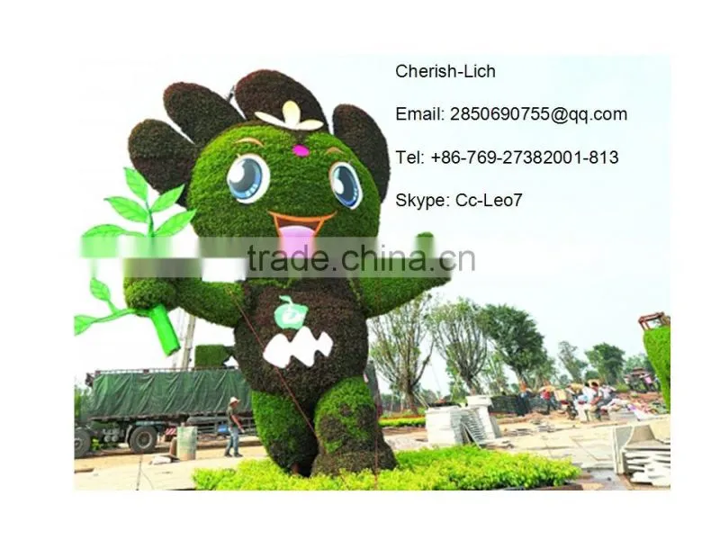 Fashioned Cartoon Doll/Grass/Fiber Glass/Plastic Cartons