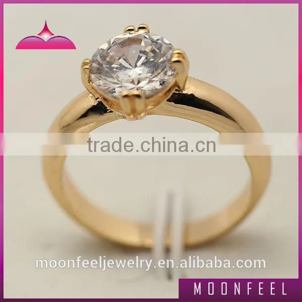 round white zircon silver sterling 925