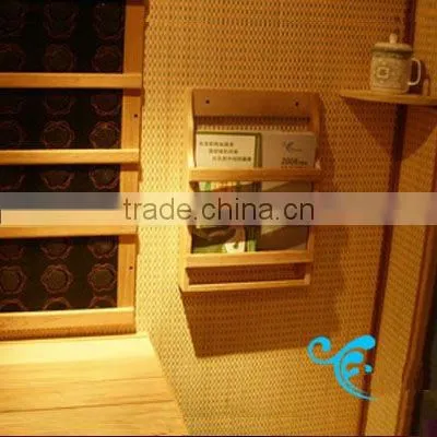 A serial tourmaline sauna room