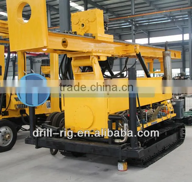 HF200Y multifunctional water well drilling rig with air compressor
