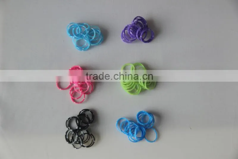 Colorful Loom Band Kit/Mixed Colors DIY rubber Loom Bands