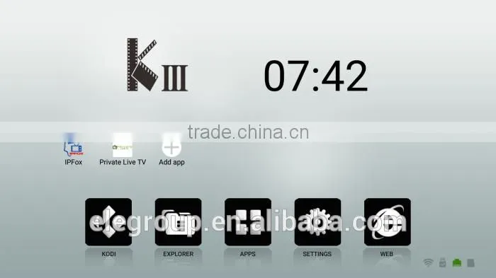 KIII Amlogic S905 Android 5.1 Lollipop TV BOX 4K Quad Core 2GB/16GB 2.4G/5GHz BT4.0 KODI Pre-installed 1000M LAN dual