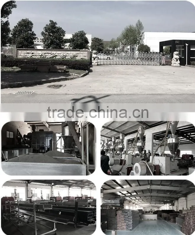 Outdoor decoration material wood plastic wall panel