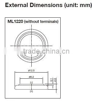 Maxell ML1220 3V Coin battery
