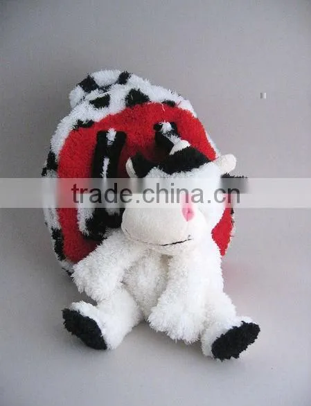 plush animal backpacks/kids plush backpacks/plush backpack toy