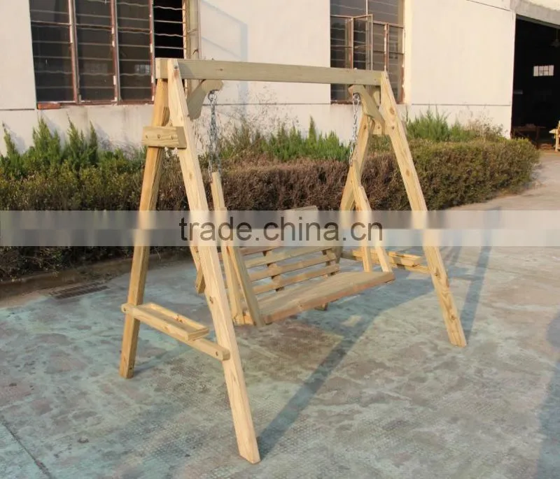 Wood Hanging Porch Swing/outdoor furniture/Garden Swing