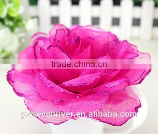 Simulation of rose flowers Wedding bride bridesmaid headdress The dance studio headdress flower The seaside beach accessories