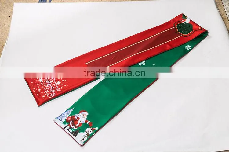 Australian Sports Clubs Customized Designs Double Sides Knitting Jacquard Sports Scarf