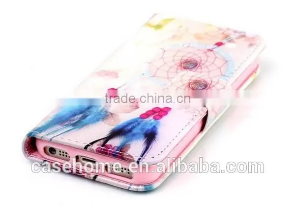 Girls Style Flip PU Leather Phone Case Cover For Apple iPhone 6s