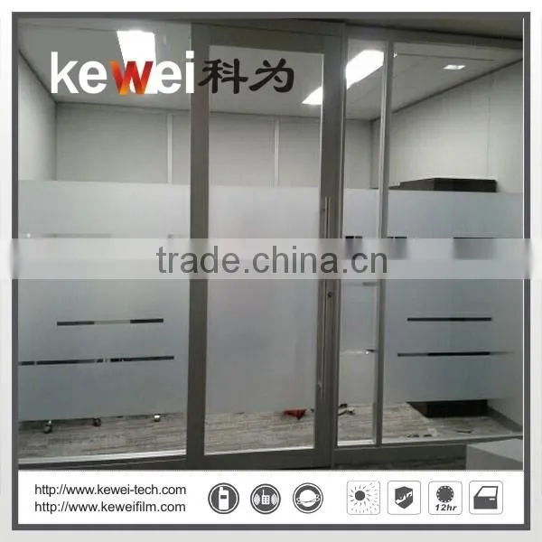 Frost building window film covering with high UV protection and heat resistant