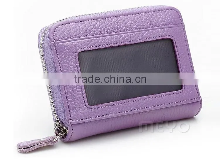 Luxury 3 splits smart key case with ID card pocket