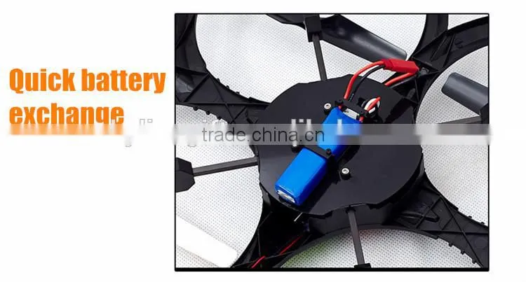 Big size quadcopter camera drone with camera and LED light