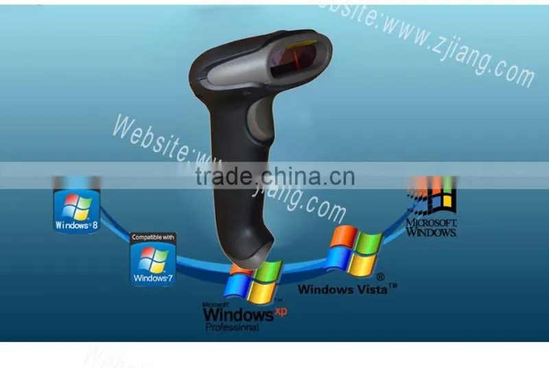 Bi-directional single line 1D Bar code scanner gun machine