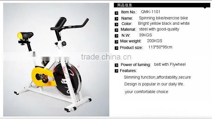 high quality home use spin exercise bike QMK-1101 Black