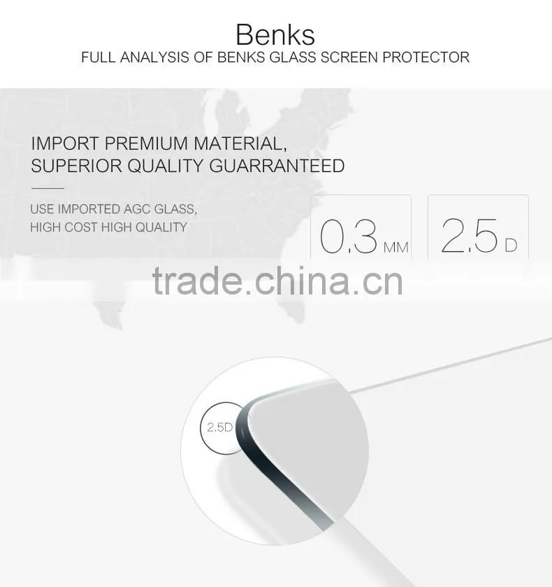 Original Benks OKR+ Anti-Scratch 9H 0.3mm Tempered Glass Protector For iPad Pro Explosion-Proof Glass Protector TB-0194